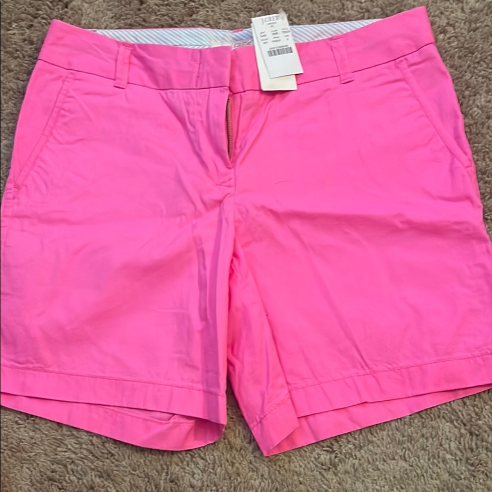 J. Crew Pink Bermuda Shorts with Classic Design